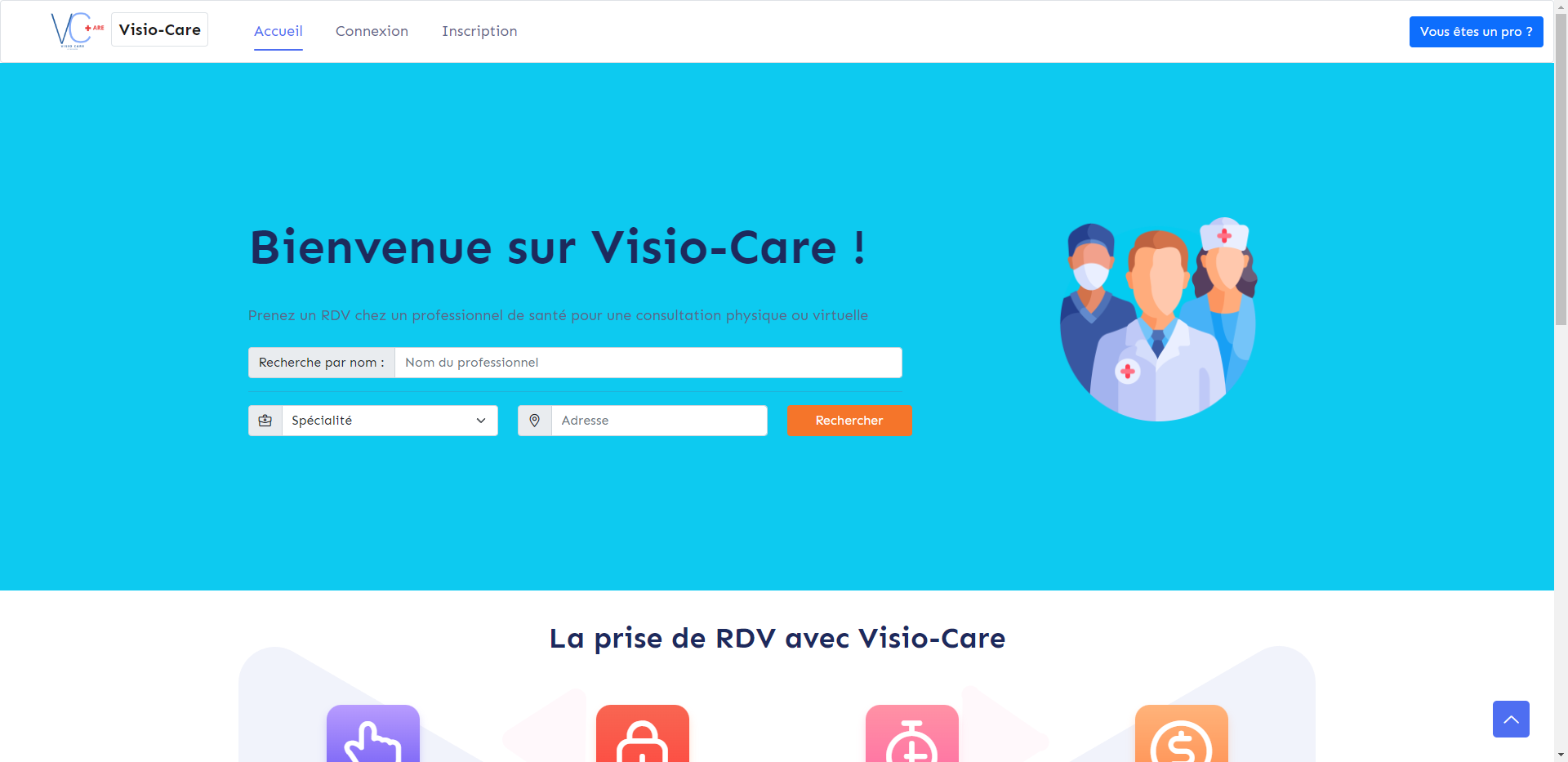 Screenshot Visio-Care